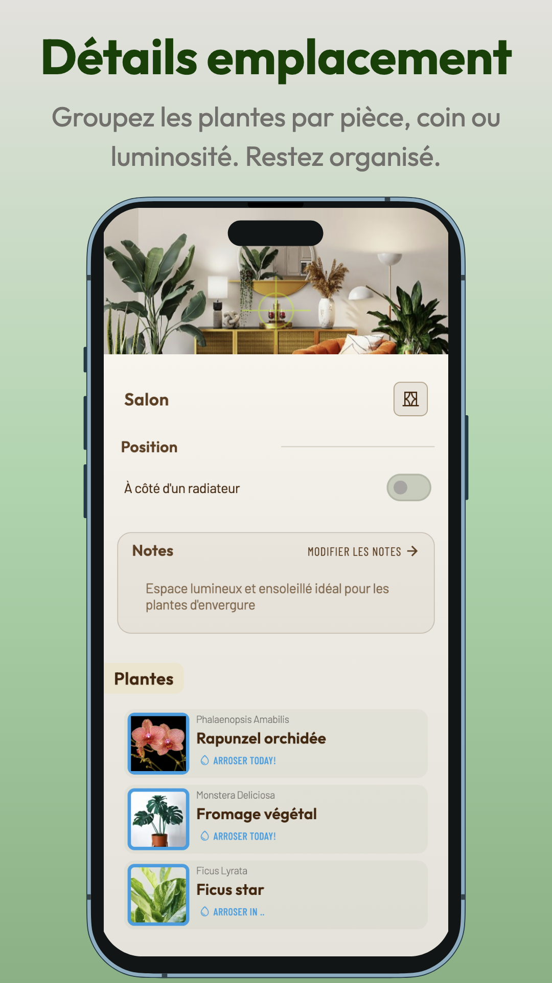 Capture Planti : Détails emplacement
